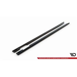 Maxton - Rajouts Des Bas De Caisse Mini Cooper Clubman John Cooper Works F54 Facelift Noir Brillant