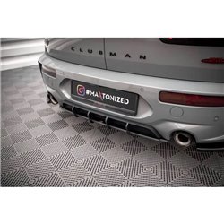 Maxton - Street Pro Central Diffuseur Arriere Mini Cooper Clubman John Cooper Works F54 Facelift Noir-Rouge