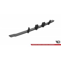 Maxton - Street Pro Central Diffuseur Arriere Mini Cooper Clubman John Cooper Works F54 Facelift Noir-Rouge