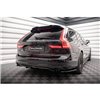 Maxton - Arriere Lame (avec une barre verticale) V.2 Volvo V90 Mk2 Noir Brillant