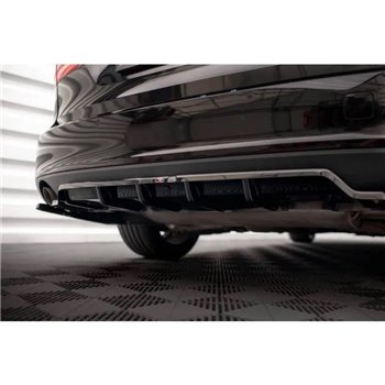 Maxton - Arriere Lame (avec une barre verticale) V.2 Volvo V90 Mk2 Noir Brillant