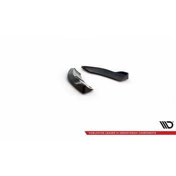 Maxton - Lames De Pare-Chocs Arrière Latérales V.2 Mini Cooper Clubman John Cooper Works F54 Facelift Noir Brillant