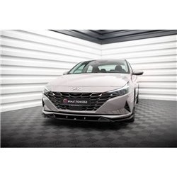 Maxton - Lame Du Pare-Chocs Avant Hyundai Elantra Mk7 Noir Brillant