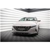 Maxton - Lame Du Pare-Chocs Avant Hyundai Elantra Mk7 Noir Brillant