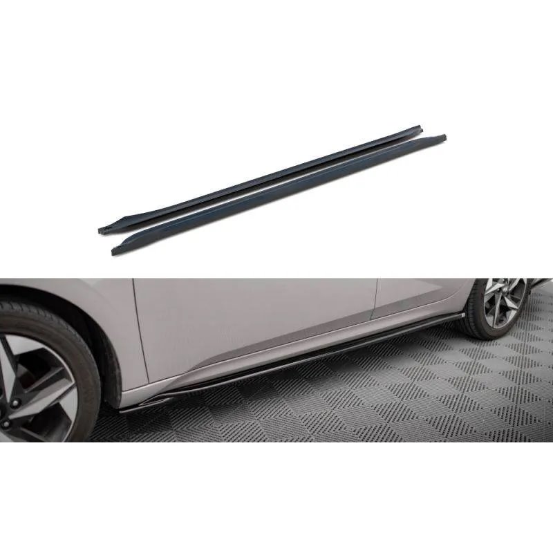Maxton - Rajouts Des Bas De Caisse Hyundai Elantra Mk7 Noir Brillant