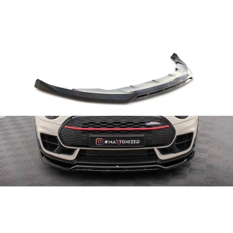 Maxton - Lame Du Pare-Chocs Avant V.2 Mini Cooper Clubman John Cooper Works F54 Facelift Noir Brillant