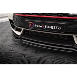 Maxton - Lame Du Pare-Chocs Avant V.2 Mini Cooper Clubman John Cooper Works F54 Facelift Noir Brillant