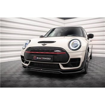 Maxton - Lame Du Pare-Chocs Avant V.2 Mini Cooper Clubman John Cooper Works F54 Facelift Noir Brillant
