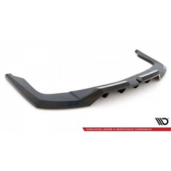 Maxton - Arriere Lame (avec une barre verticale) Hyundai Elantra Mk7 Noir Brillant