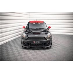 Maxton - Lame Du Pare-Chocs Avant V.3 Mini Cooper John Cooper Works R56 Noir Brillant
