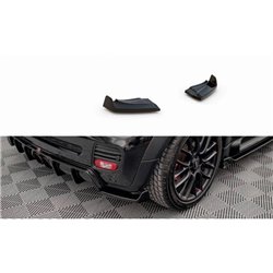 Maxton - Lames De Pare-Chocs Arrière Latérales V.3 Mini Cooper John Cooper Works R56 Noir Brillant