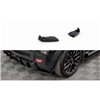 Maxton - Lames De Pare-Chocs Arrière Latérales V.3 Mini Cooper John Cooper Works R56 Noir Brillant