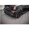 Maxton - Lames De Pare-Chocs Arrière Latérales V.3 Mini Cooper John Cooper Works R56 Noir Brillant
