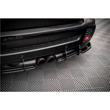 Maxton - Street Pro Central Diffuseur Arriere Mini Cooper John Cooper Works R56 Rouge