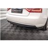 Maxton - Arriere Lame (avec une barre verticale) Audi A5 Coupe 8T Facelift Noir Brillant