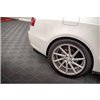Maxton - Arriere Lame (avec une barre verticale) Audi A5 Coupe 8T Facelift Noir Brillant