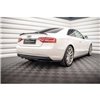 Maxton - Arriere Lame (avec une barre verticale) Audi A5 Coupe 8T Facelift Noir Brillant