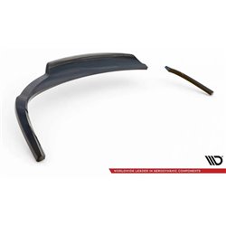 Maxton - Arriere Lame (avec une barre verticale) Audi A5 Coupe 8T Facelift Noir Brillant