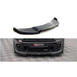 Maxton - Lame Du Pare-Chocs Avant V.2 Mini Cooper John Cooper Works R56 Noir Brillant