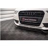 Maxton - Lame Du Pare-Chocs Avant V.2 Audi A5 Coupe / Sportback 8T Facelift Noir Brillant