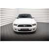 Maxton - Lame Du Pare-Chocs Avant Ford Mustang Mk5 Facelift Noir Brillant
