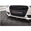 Maxton - Lame Du Pare-Chocs Avant V.1 Audi A5 Coupe / Sportback 8T Facelift Noir Brillant