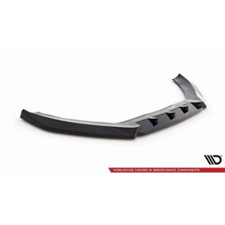 Maxton - Lame Du Pare-Chocs Avant V.1 Audi A5 Coupe / Sportback 8T Facelift Noir Brillant