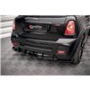 Maxton - Street Pro Central Diffuseur Arriere Mini Cooper John Cooper Works R56 Noir-Rouge