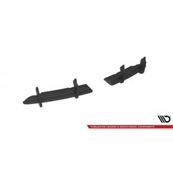Maxton - Street Pro Central Diffuseur Arriere Mini Cooper John Cooper Works R56 Noir-Rouge