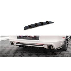 Maxton - Diffuseur Arrière Complet Ford Mustang Mk5 Facelift Noir Brillant