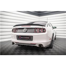 Maxton - Diffuseur Arrière Complet Ford Mustang Mk5 Facelift Noir Brillant