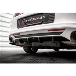Maxton - Diffuseur Arrière Complet Ford Mustang Mk5 Facelift Noir Brillant
