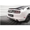 Maxton - Diffuseur Arrière Complet Ford Mustang Mk5 Facelift Noir Brillant