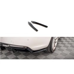 Maxton - Lames De Pare-Chocs Arrière Latérales Audi A5 Coupe 8T Facelift Noir Brillant