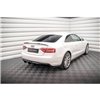 Maxton - Lames De Pare-Chocs Arrière Latérales Audi A5 Coupe 8T Facelift Noir Brillant