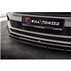 Maxton - Lame Du Pare-Chocs Avant Skoda Karoq Sportline Mk1 Facelift Noir Brillant