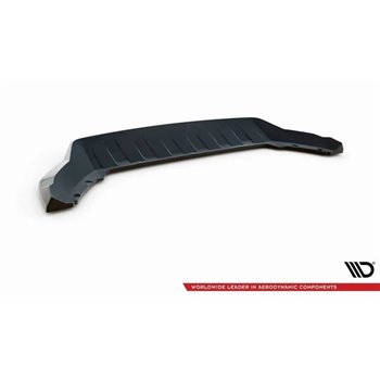 Maxton - Lame Du Pare-Chocs Avant Skoda Karoq Sportline Mk1 Facelift Noir Brillant