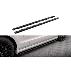 Maxton - Rajouts Des Bas De Caisse Ford Mustang Mk5 Facelift Noir Brillant