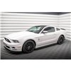 Maxton - Rajouts Des Bas De Caisse Ford Mustang Mk5 Facelift Noir Brillant