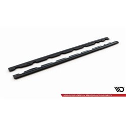 Maxton - Rajouts Des Bas De Caisse Ford Mustang Mk5 Facelift Noir Brillant