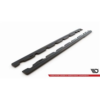 Maxton - Rajouts Des Bas De Caisse Ford Mustang Mk5 Facelift Noir Brillant