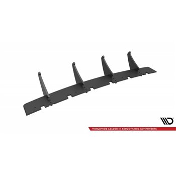Maxton - Street Pro Central Diffuseur Arriere Ford Edge Mk2 Rouge