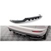 Maxton - Arriere Splitter (avec une barre verticale) Skoda Karoq Sportline Mk1 Facelift Noir Brillant