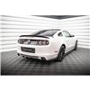 Maxton - Lames De Pare-Chocs Arrière Latérales Ford Mustang Mk5 Facelift Noir Brillant