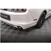 Maxton - Lames De Pare-Chocs Arrière Latérales Ford Mustang Mk5 Facelift Noir Brillant