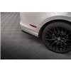 Maxton - Lames De Pare-Chocs Arrière Latérales Ford Mustang Mk5 Facelift Noir Brillant