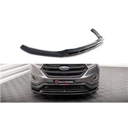Maxton - Lame Du Pare-Chocs Avant Ford Edge Mk2 Noir Brillant