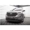 Maxton - Lame Du Pare-Chocs Avant Ford Edge Mk2 Noir Brillant