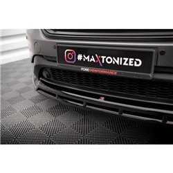 Maxton - Lame Du Pare-Chocs Avant Ford Edge Mk2 Noir Brillant