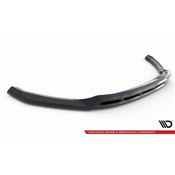Maxton - Lame Du Pare-Chocs Avant Ford Edge Mk2 Noir Brillant